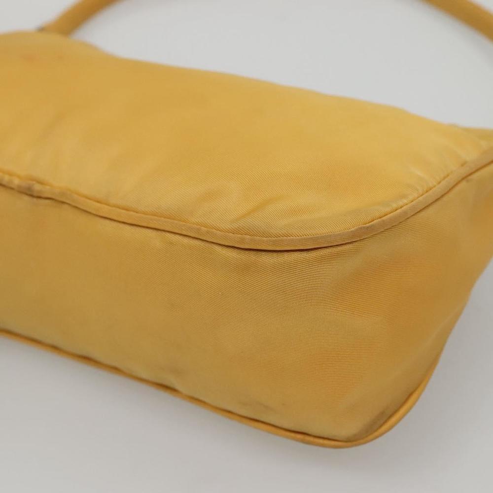 PRADA Accessory Pouch Nylon Yellow Auth 117775 - Picture 15 of 16